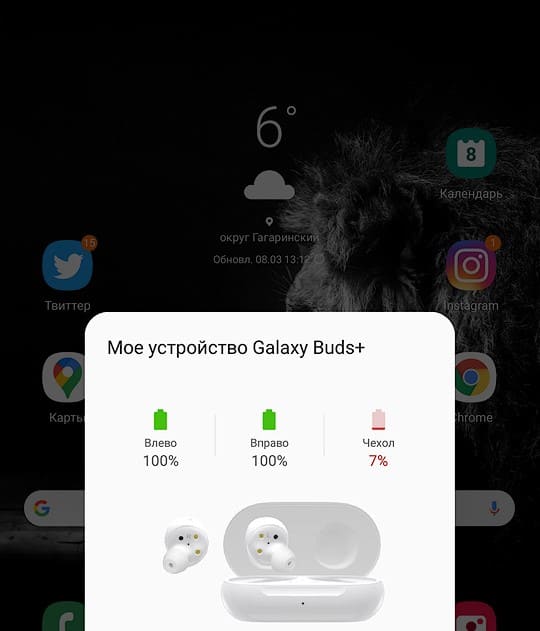 Aplicación Samsung Galaxy Buds Plus