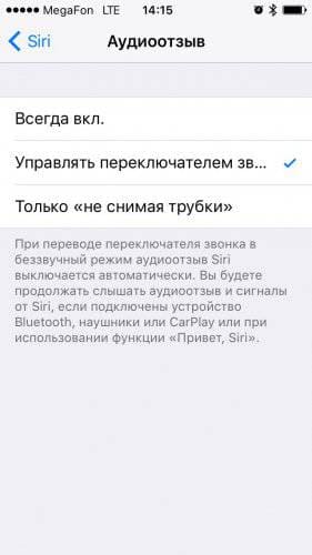 Comentarios de audio de Siri iPhone Comentarios de audio de Siri
