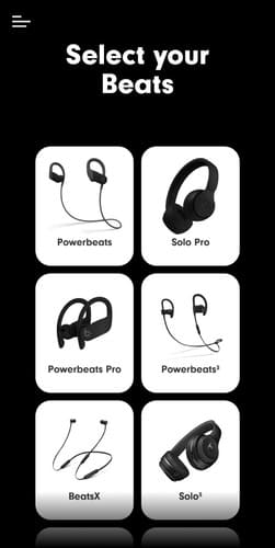 Aplicación Beats Powerbeats 4 Aplicación Beats Powerbeats 4