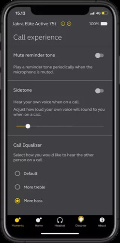 Ecualizador Jabra Elite Active 75t Ecualizador Jabra Elite Active 75t