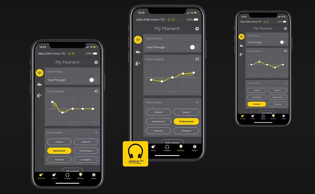 Aplicación Jabra Elite Active 75t