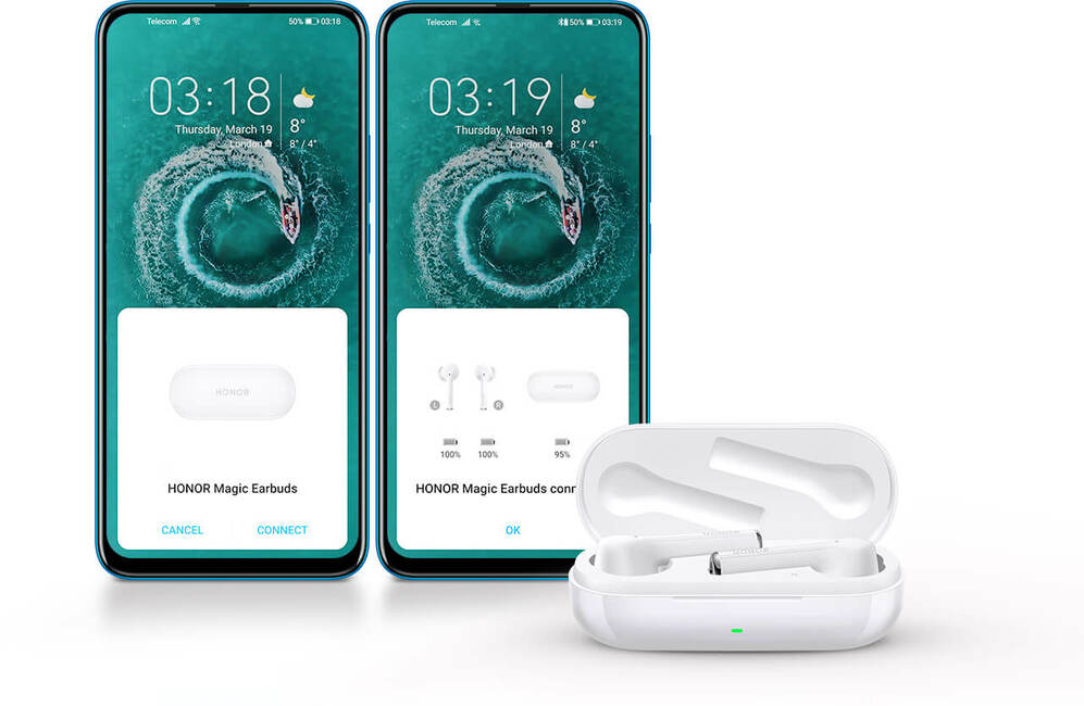Conexión de auriculares Honor Magic