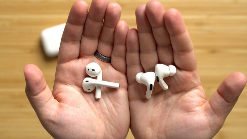 Comparación de Apple AirPods vs AirPods Pro: ¿cuál es mejor y qué auriculares comprar? Revisión de AirPods vs AirPods Pro de topheadphone.techinfus.com/es/