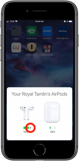 Cómo comprobar la carga de AirPods Cómo comprobar la carga de AirPods