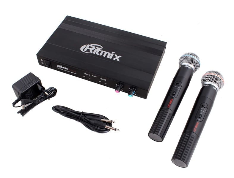 mejores micrófonos inalámbricos Ritmix RWM-221